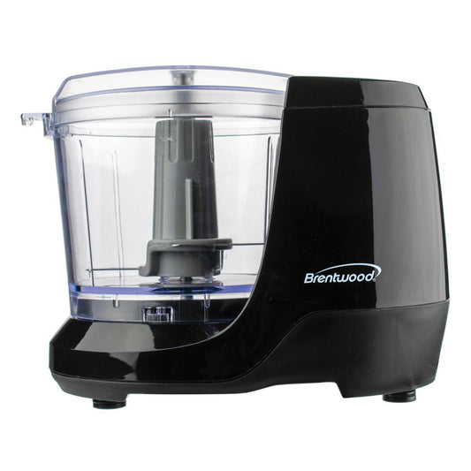 Brentwood 100W Black 1.5 Cup Mini Food Chopper MC-109BK Dishwasher Safe Parts
