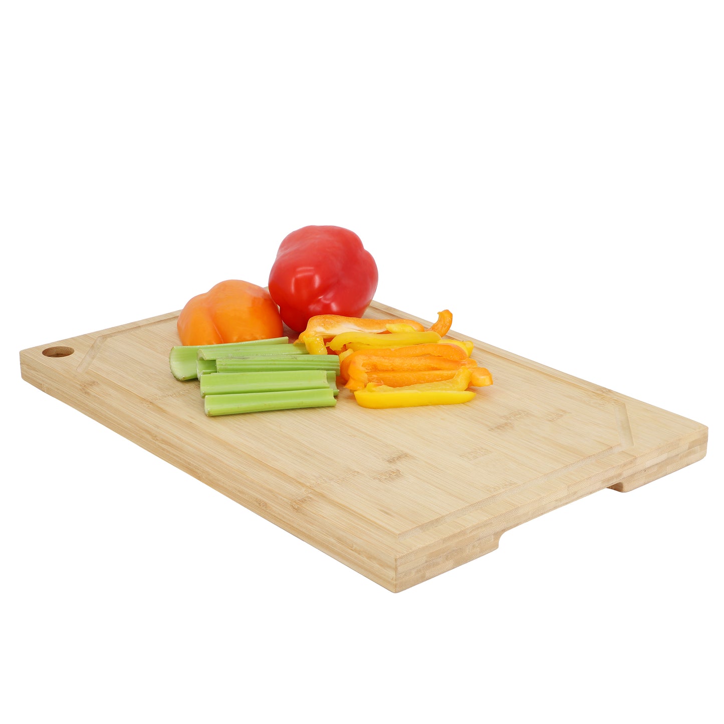 MegaChef 17.5 x 12" Bamboo Wood Cutting Board