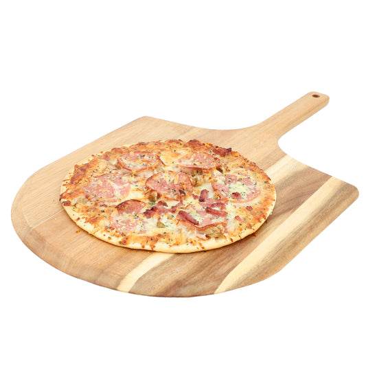 MegaChef Acacia Wood Pizza Peel & Serving Board