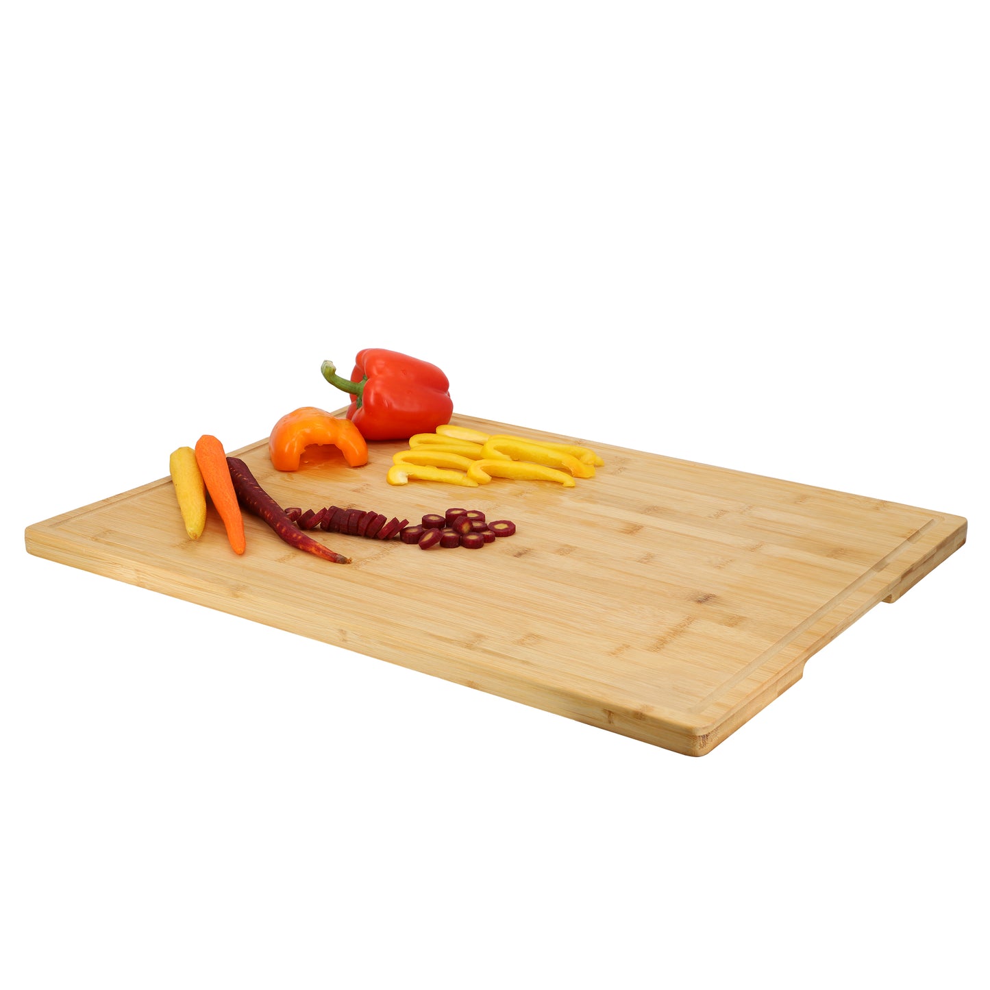 MegaChef 20 x 14" Rectangle Bamboo Cutting Board