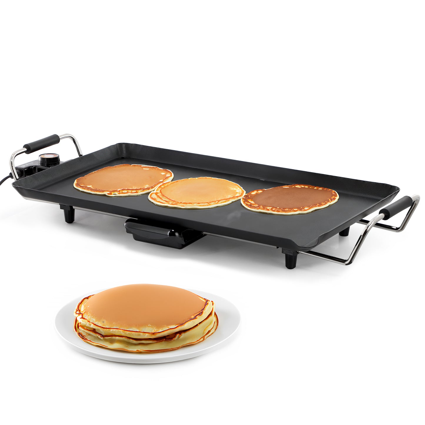 MegaChef 21" Electric Grill w Drip Tray & Non-Stick Coating