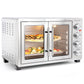 MegaChef 45 Liter Electric French Door Rotisserie Convection Counter Top Oven