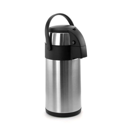 MegaChef 3 Liter Stainless Steel Airpot Hot Water Dispenser for Coffee & Tea