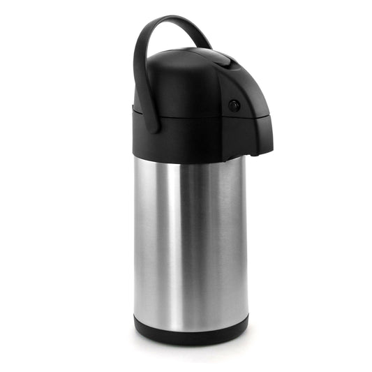 MegaChef 3 Liter Stainless Steel Airpot Hot Water Dispenser for Coffee & Tea