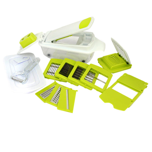 MegaChef 8-in-1 Multi-Use Slicer Dicer & Chopper w Interchangeable Blades Vege