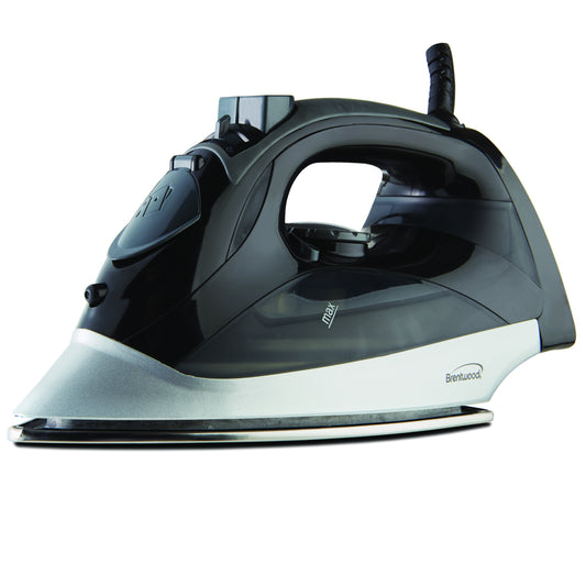 Brentwood Steam Iron w Auto Shut-OFF - Black