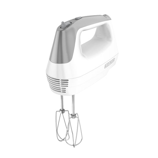 Black & Decker Lightweight 5-Speed Hand Mixer in White