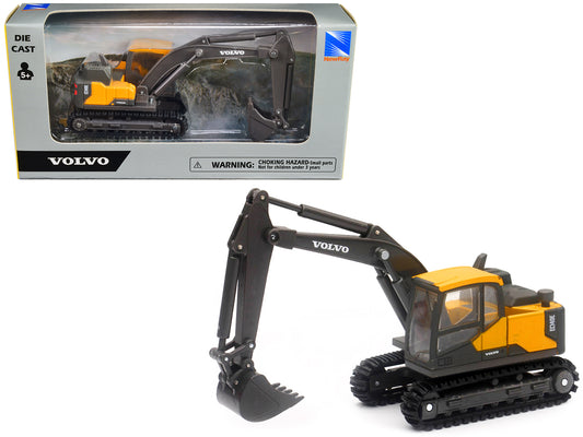 Volvo EC140E Track-Type Excavator Yellow Diecast Model New Ray