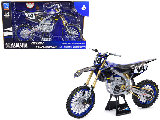 Yamaha YZ450F Motorcycle #14 Dylan Ferrandis Yamaha Factory Racing 1/6 Diecast