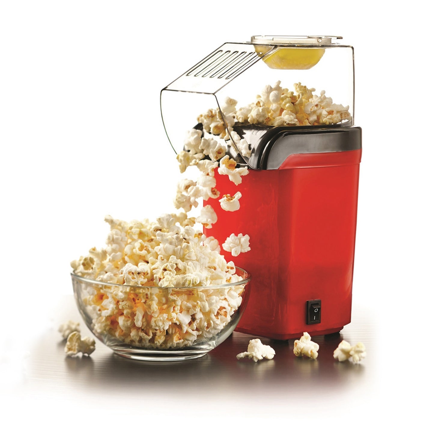 Brentwood 1200W 8 Cup Hot Air Popcorn Maker PC-486R in Red