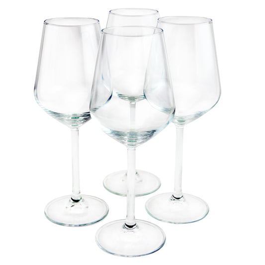 Pasabahce Allegra 4 Piece 11.75 oz White Wine Glass Set