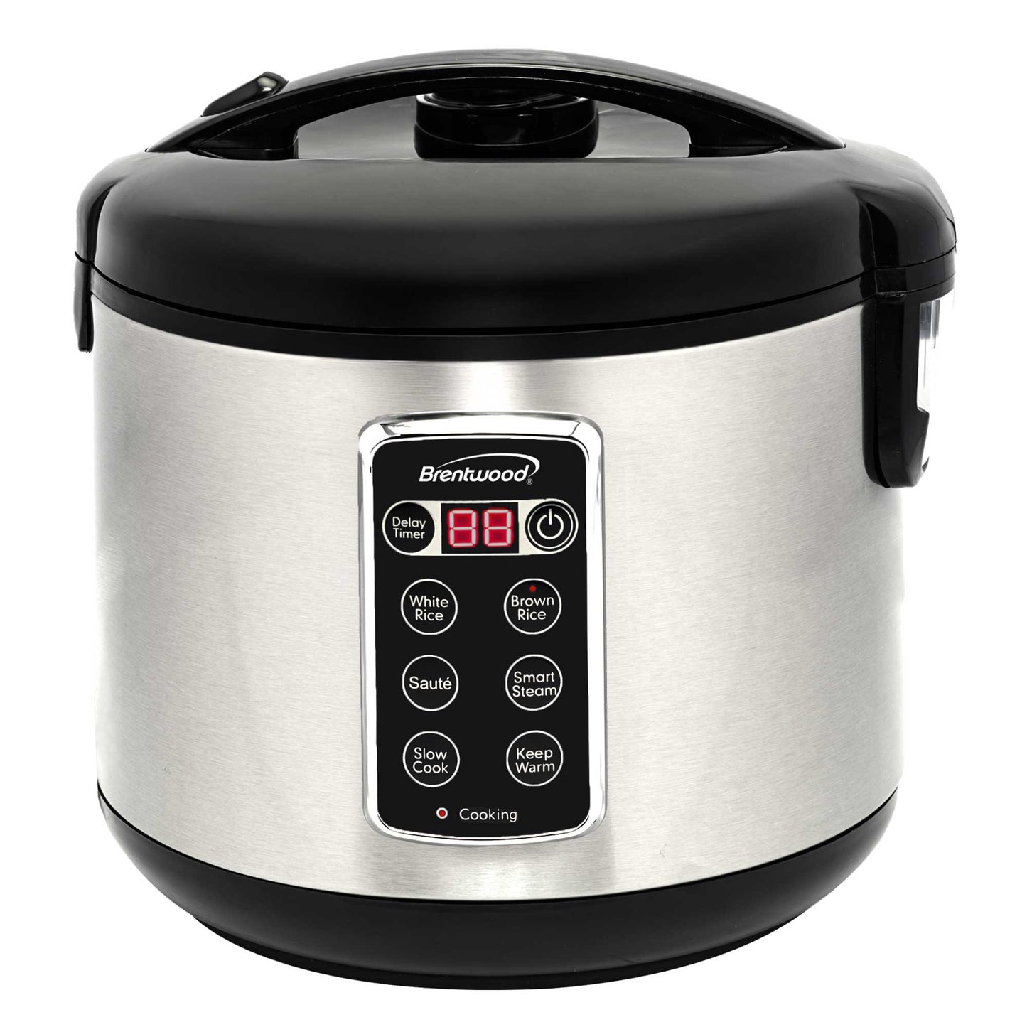 Brentwood 16 Cups 6 Function Smart Multi-Cooker Rice Cooker in Stainless Steel