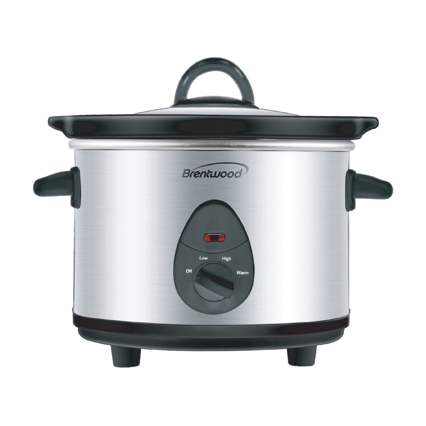 Brentwood 1.5 Qt Slow Cooker in Stainless Steel w 3 Settings