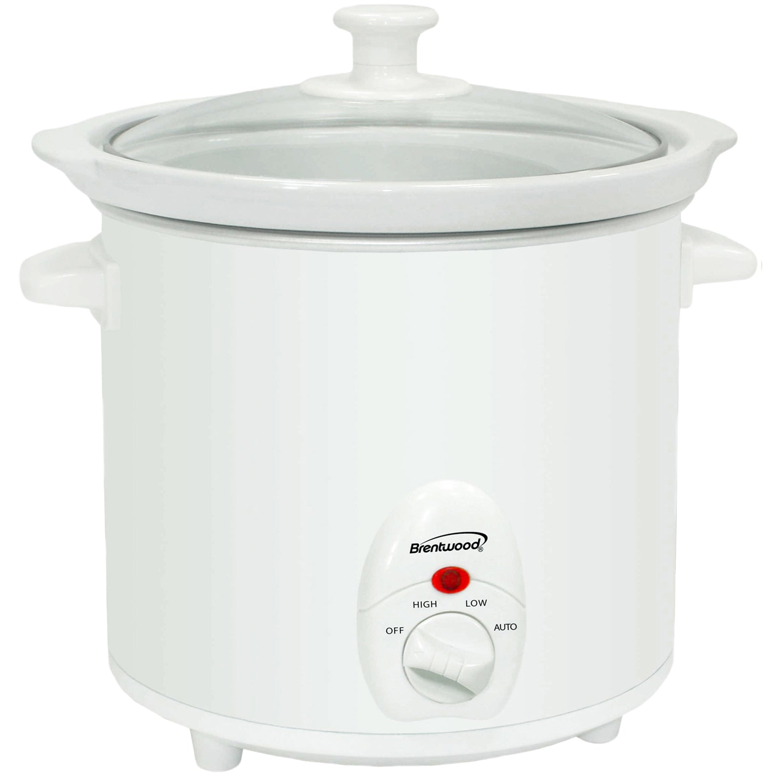 Brentwood 3 Qt Slow Cooker in White