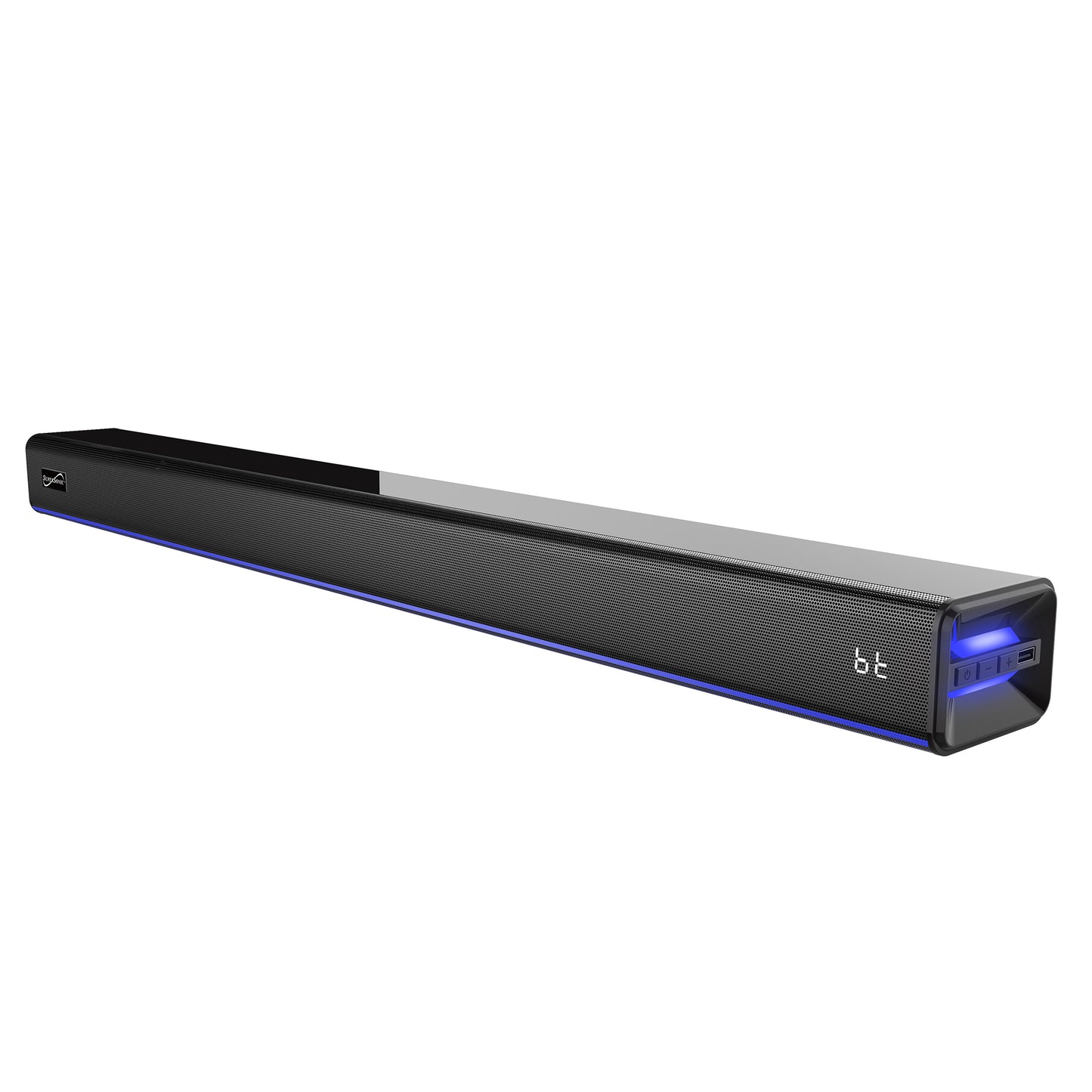 SuperSonic 2 Channel Bluetooth Soundbar w Ambient Lighting