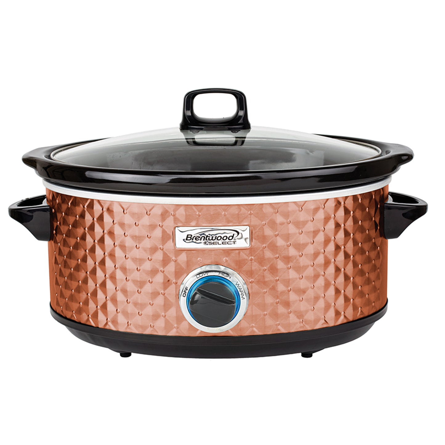Brentwood Select 7 Qt Slow Cooker in Copper
