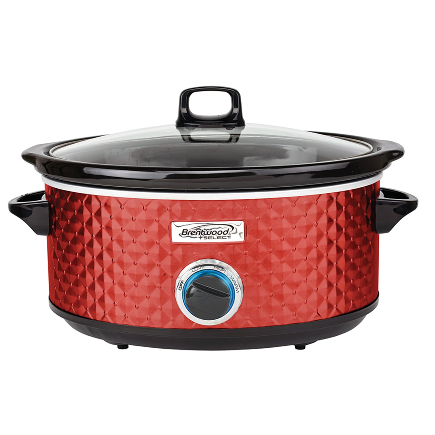 Brentwood Select 7 Qt Slow Cooker in Red