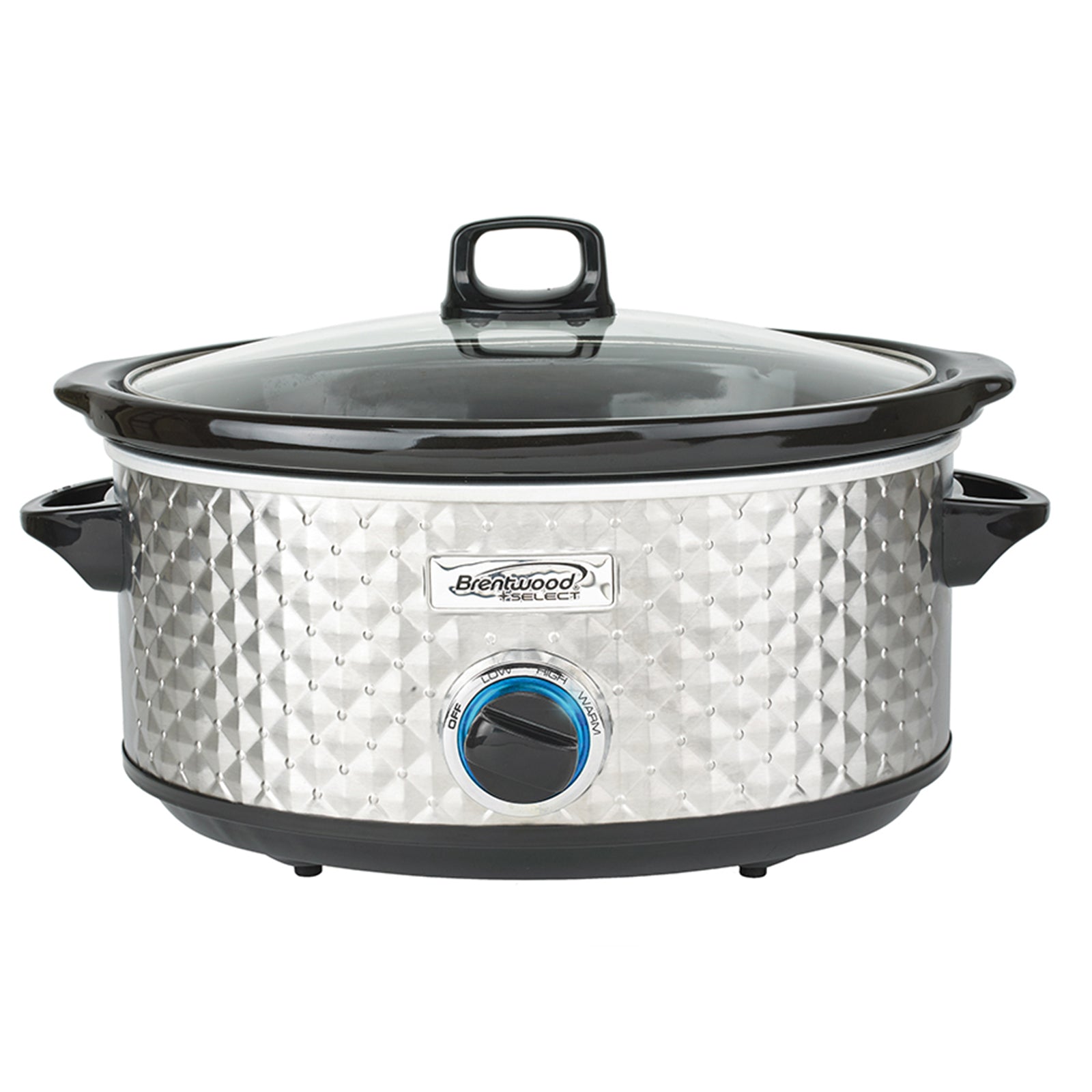 Brentwood Select 7 Qt Slow Cooker in Silver
