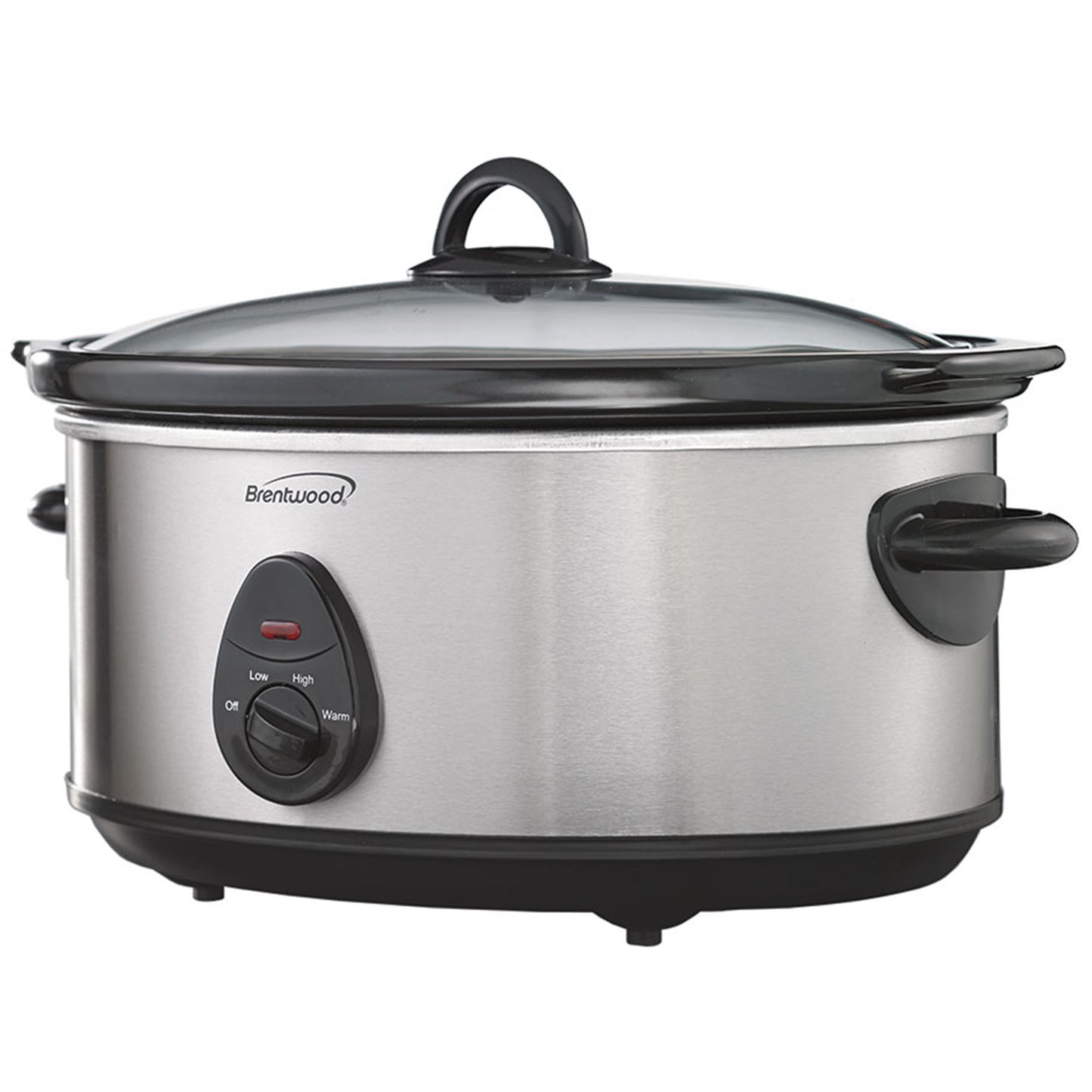 Brentwood 8.0 Qt Slow Cooker Stainless Steel
