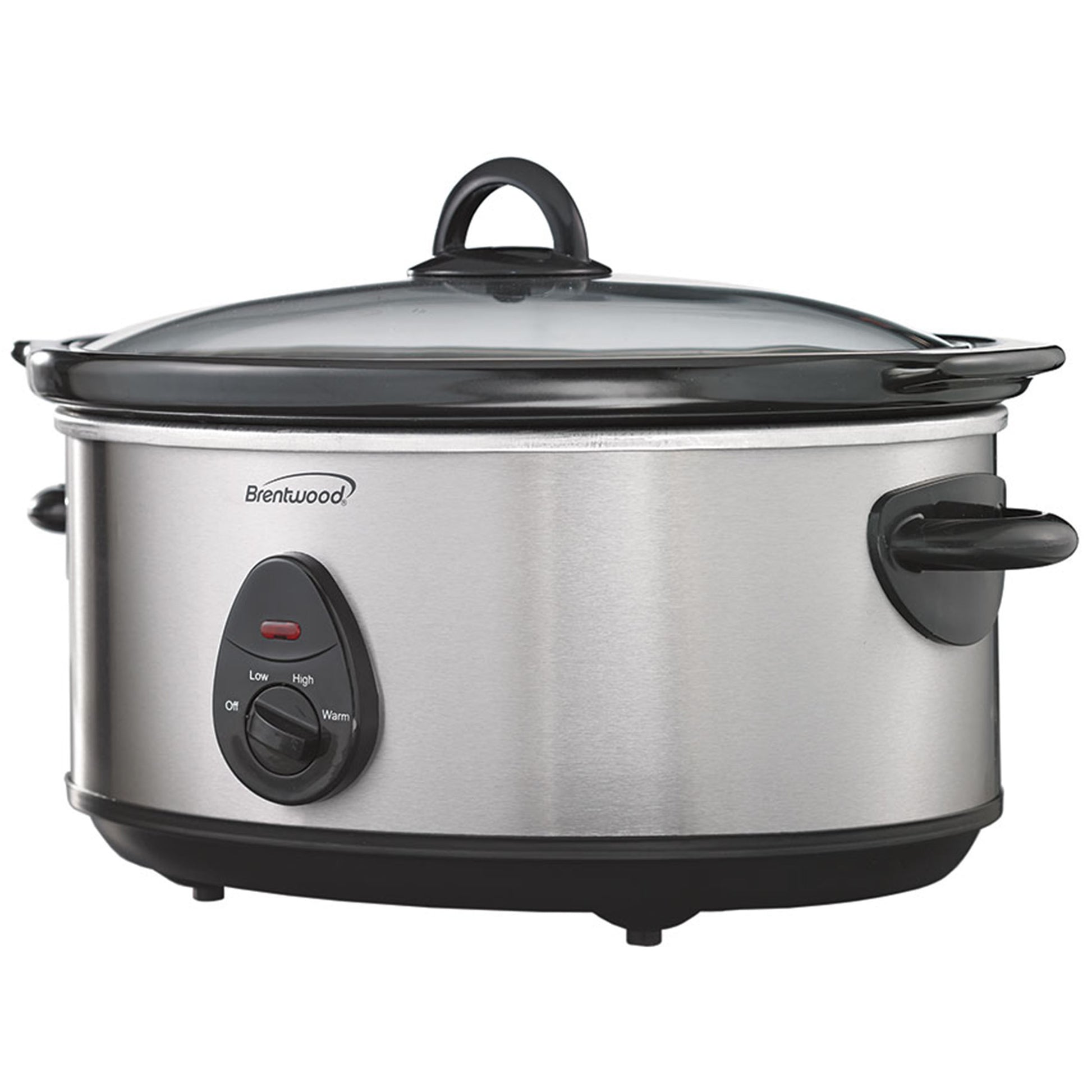 Brentwood 8.0 Qt Slow Cooker Stainless Steel