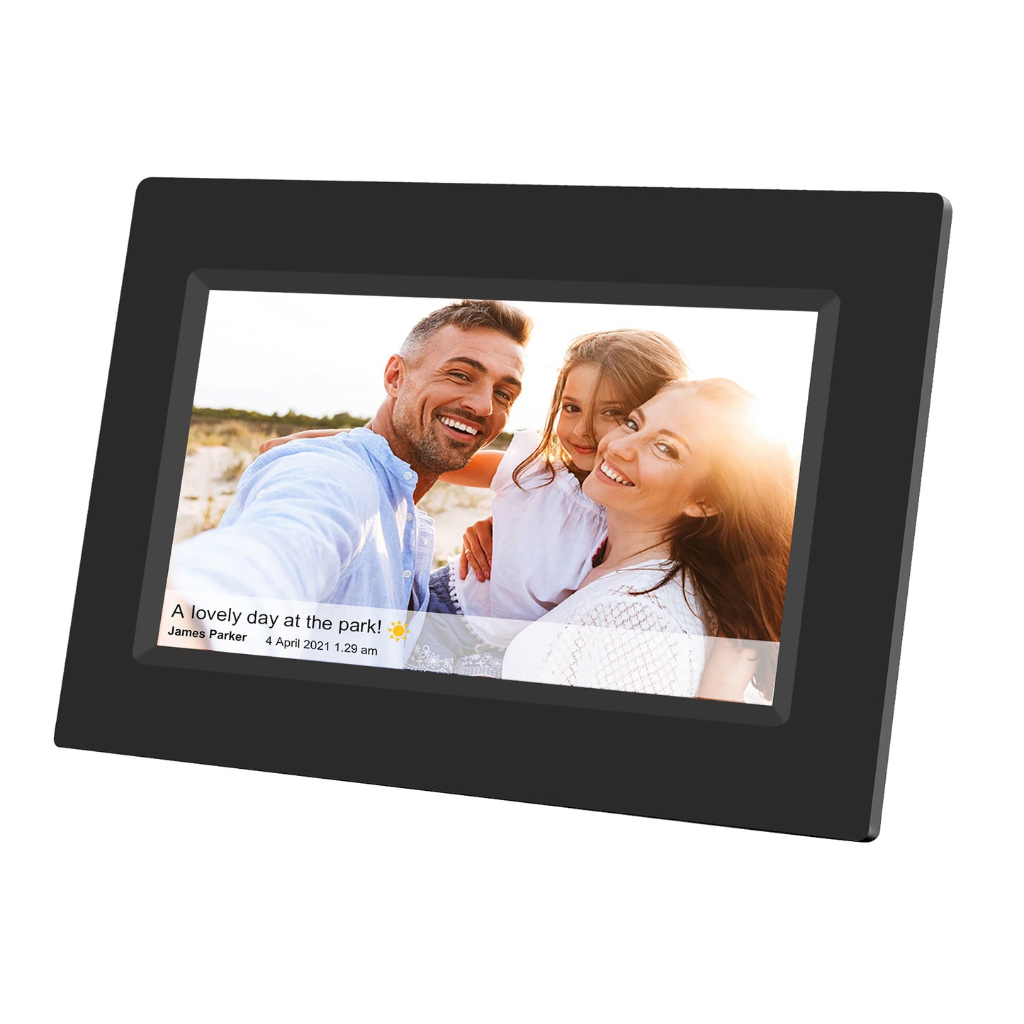 SuperSonic 10" Smart Digital IPS WiFi Black Photo Frame w 16 GB Internal Storage