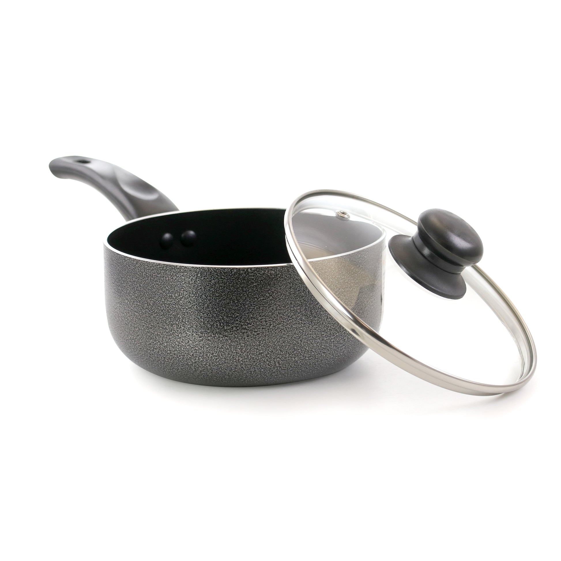 Better Chef 2-Quart Aluminum Saucepan w Glass Lid