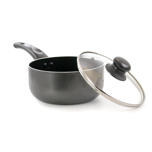 Better Chef 2-Quart Aluminum Saucepan w Glass Lid