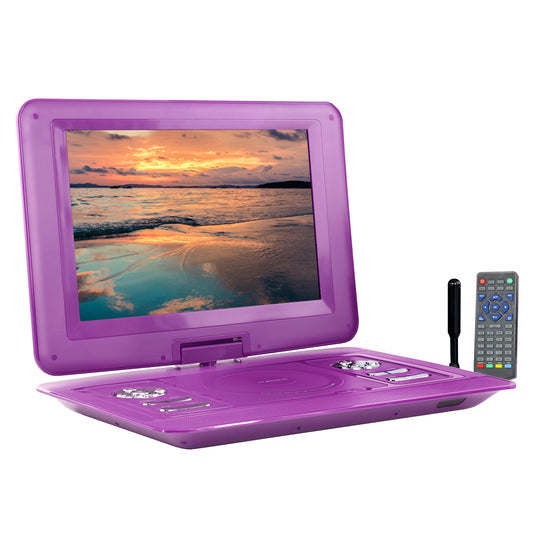 Trexonic 15.4" Portable TV+ DVD Player w Swivel TFT-LCD Screen & USB SD AV HDMI 
