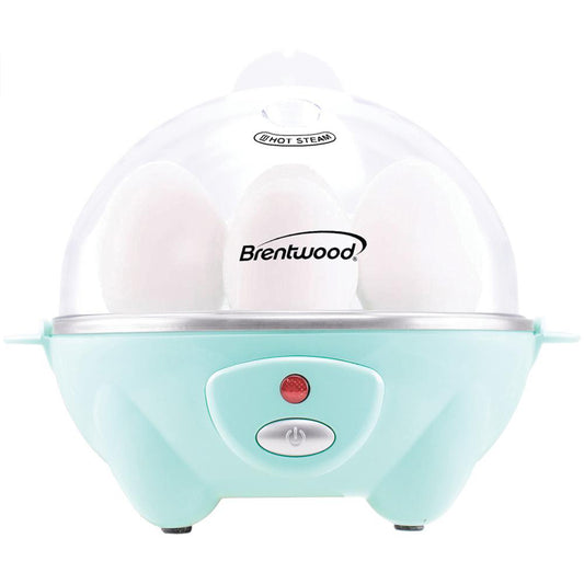 Brentwood Electric 7 Egg Cooker w Auto Shut Off in Blue