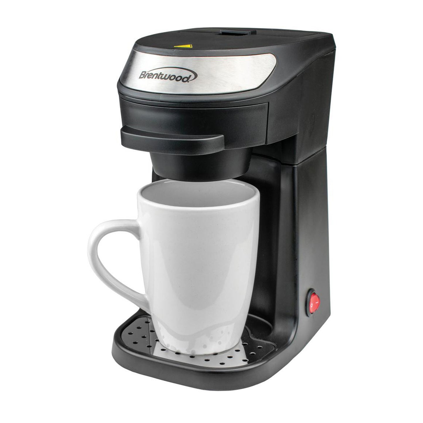 Brentwood Single Serve Coffee Maker in Black w Mug