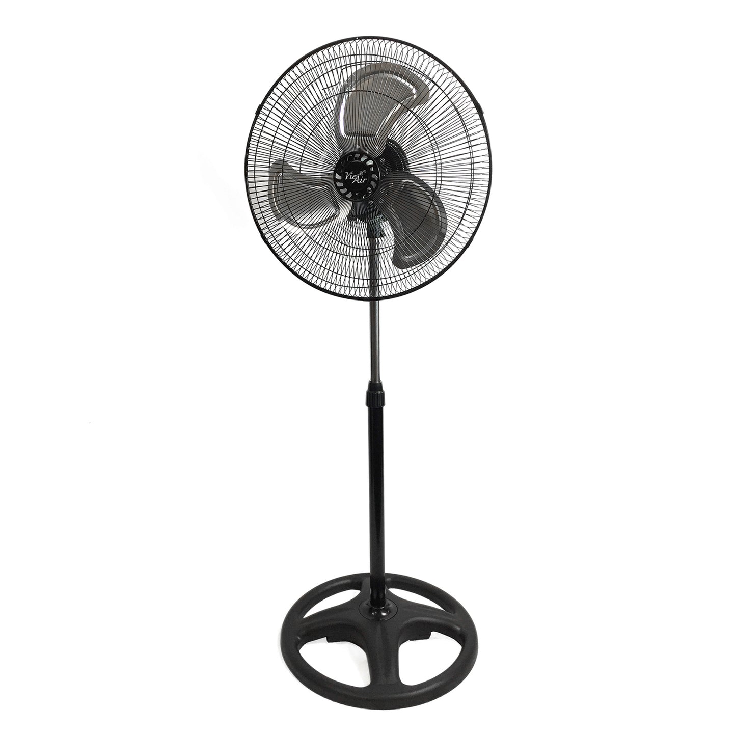 Vie Air 18" Quiet Industrial & Height Adjustable Oscillating Pedestal Stand Fan