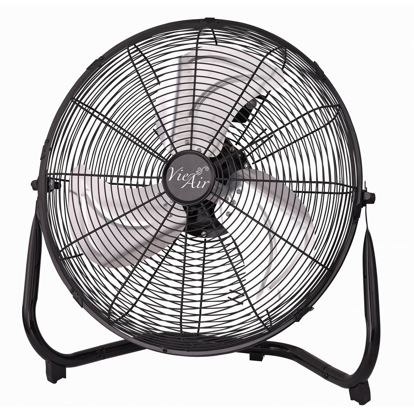 Vie Air 14 Inch High Velocity Flow Metal Floor Fan 3 Speed Heavy Duty Tilting