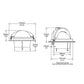 Ritchie F-82 Voyager Compass - Flush Mount - Black [F-82]