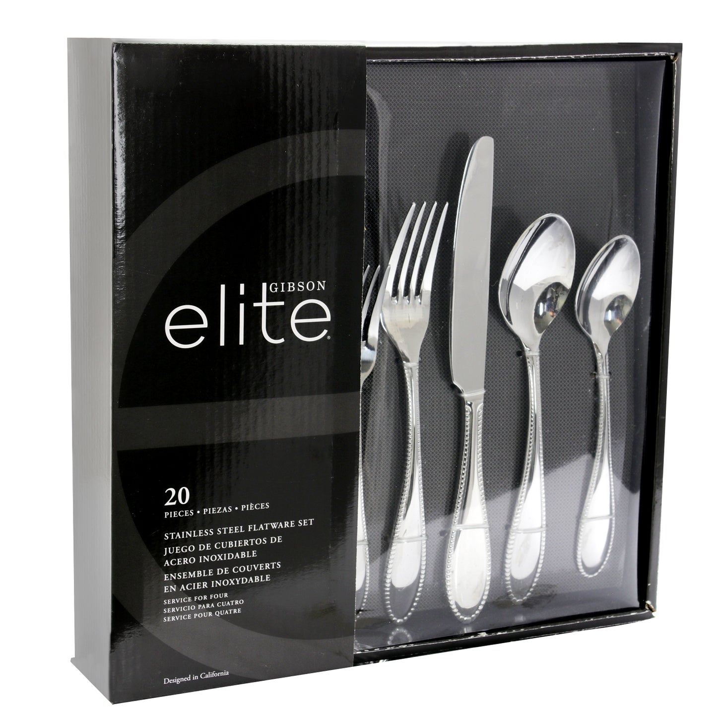 Gibson Oriana 20 Piece Stainless Steel Flatware Set
