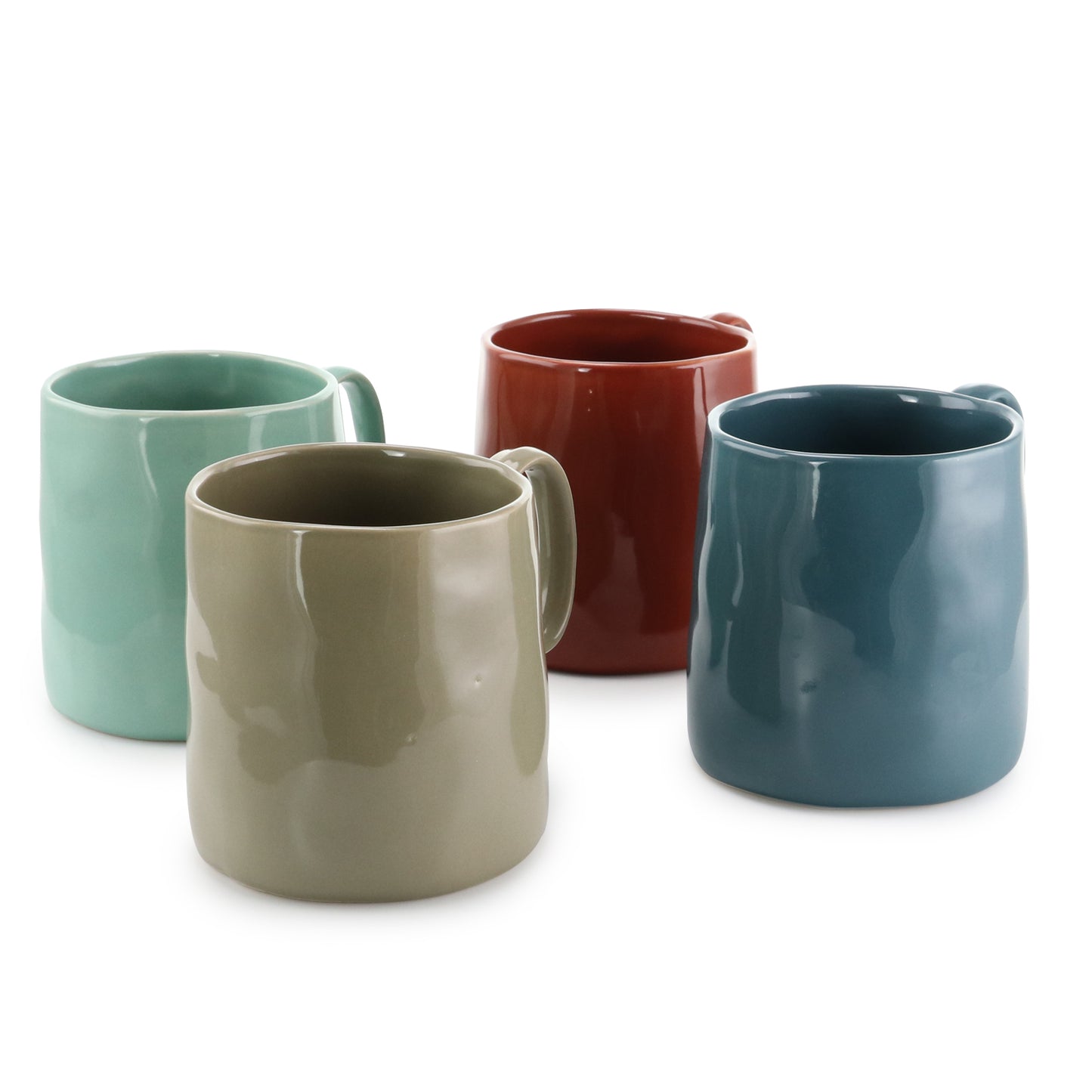 Gibson Assorted mug Set 24.7oz Multicolor set of 4