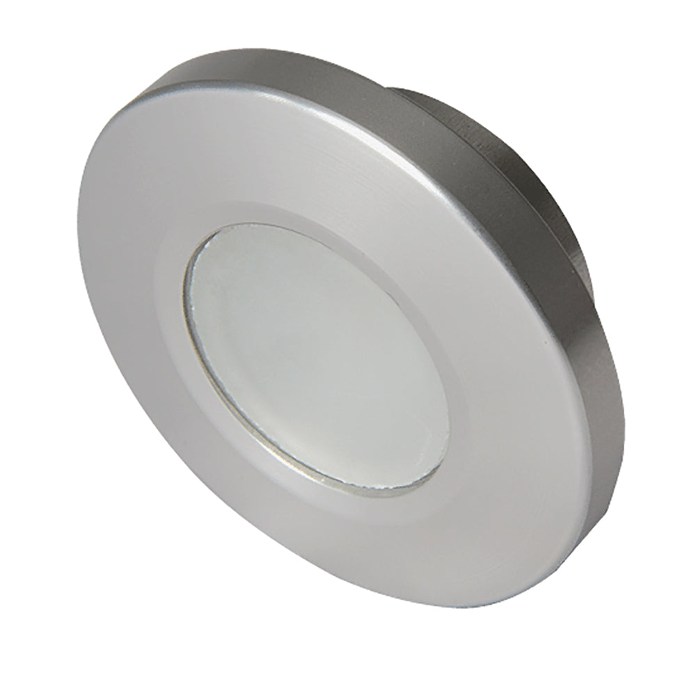 Lumitec Orbit - Flush Mount Down Light - Brushed Finish - White Non-Dimming [112503]