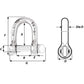 Wichard Self-Locking D Shackle - Diameter 10mm - 13/32" [1205W]