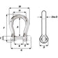 Wichard Self-Locking Bow Shackle - Diameter 8mm - 5/16" [1244W]