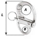 Wichard 1-3/8" Snap Shackle w/Fixed Eye - 35mm [2470W]