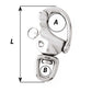 Wichard 2-3/4" Snap Shackle w/Swivel Eye - 80mm [2473W]