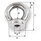 Wichard 3/8 Eye Nut - 13/16" Diameter [6351W]