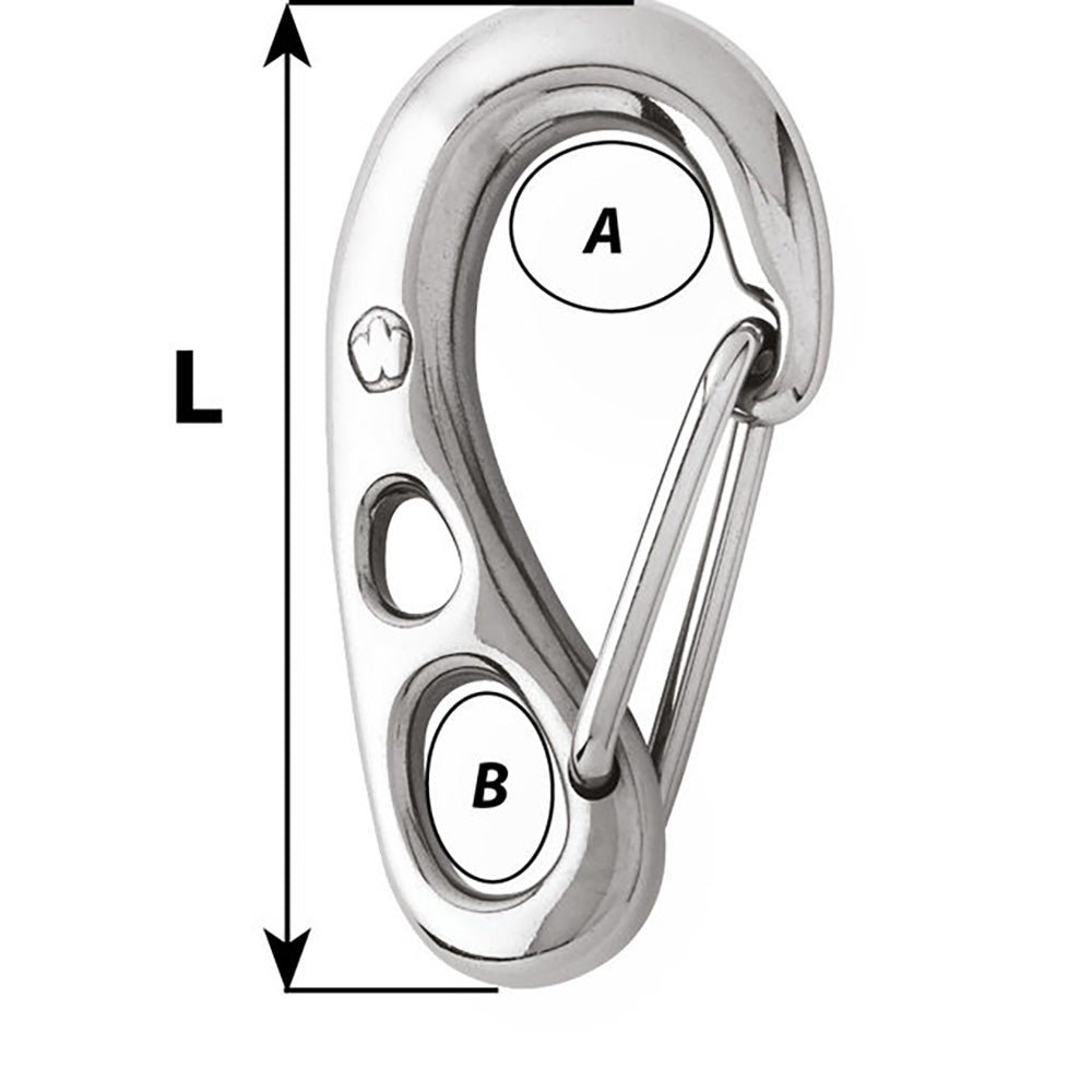 Wichard HR Safety Snap Hook - 100mm Length - 3-15/16" [02382]