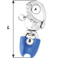 Wichard HR Snap Shackle With Thimble Eye - 110mm Length - 4-21/64" [2495W]