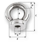 Wichard 12mm Eye Nut - Thread M14 x 200mm [6367W]