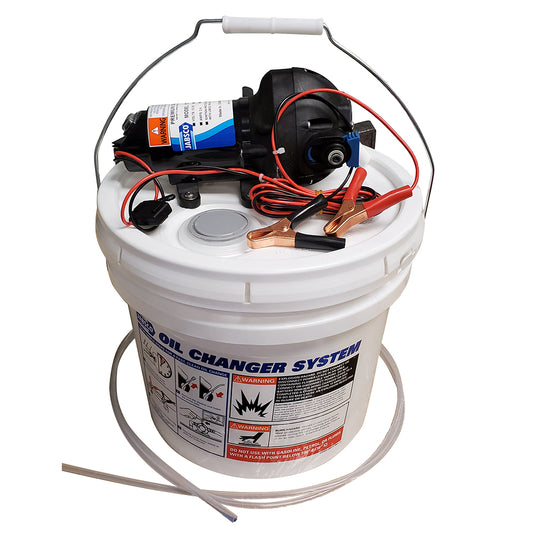Jabsco DIY Oil Change System w/Pump & 3.5 Gallon Bucket [17850-1012]