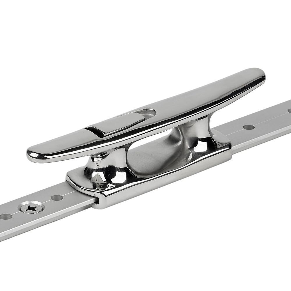 Schaefer Mid-Rail Chock/Cleat Stainless Steel - 1" [70-74]