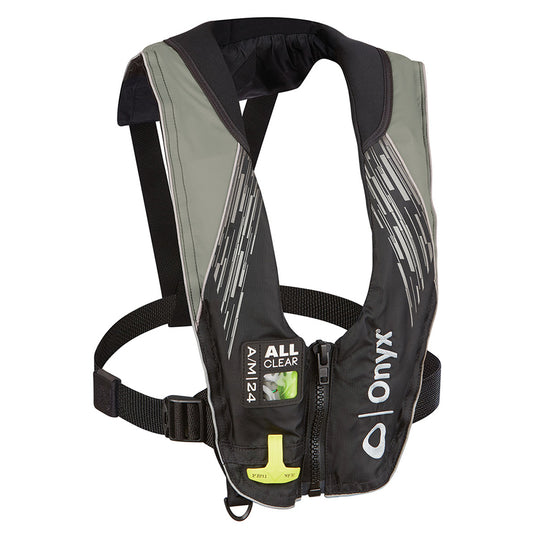 Onyx A/M-24 Series All Clear Automatic/Manual Inflatable Life Jacket - Grey - Adult [132200-701-004-21]