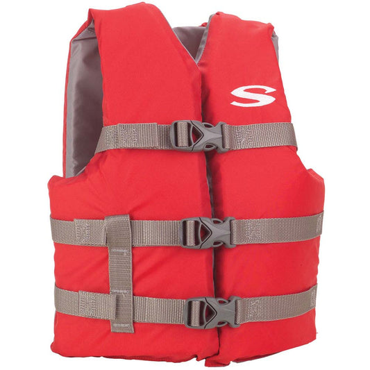 Stearns Youth Classic Vest Life Jacket - 50-90lbs - Red/Grey [2159436]