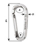 Wichard Symmetric Carbin Hook Without Eye - Length 120mm - 15/32" [2337W]