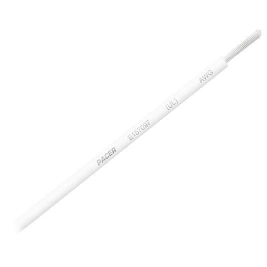 Pacer White 16 AWG Primary Wire - 25  [WUL16WH-25]